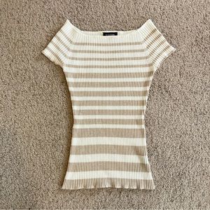 Le Chateau Womens Knit Cap Sleeve Sweater Shirt Blouse - Size XS